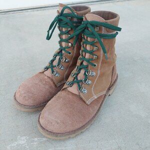 Jim Green Custom AR8 Size 9.5 Fudge Nubuck & Tan Roughout w/ Included Kilties